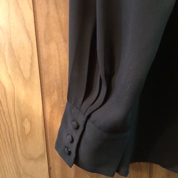 Hyfve Women’s Large Long Sleeve Hi Lo Blouse Cold Shoulder Ruffles Fairygoth - Picture 5 of 7